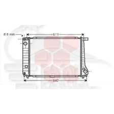 530 - 535 I AVEC OU SANS CLIM BOÎTE MÉCA 550 X 330 X 42 pour BMW S5 E34
