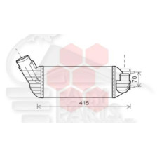 ECHANGEUR 2.0 HDI 300 X 155 X 80 