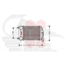 ECHANGEUR 1.7 TD 195 X 200 X 60 