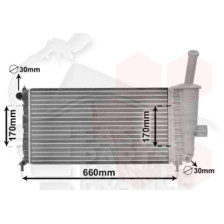 RADIATEUR 1.2 8V/16V MODÈLE MAGN 580 X 316 X 25 pour FIAT PUNTO 3 PORTES