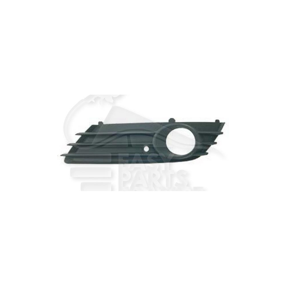 GRILLE DE PARE-CHOC AVANT-GAUCHE AVEC EMPLACEMENT ANTI-BROUILLARD NOIRE pour OPEL ASTRA