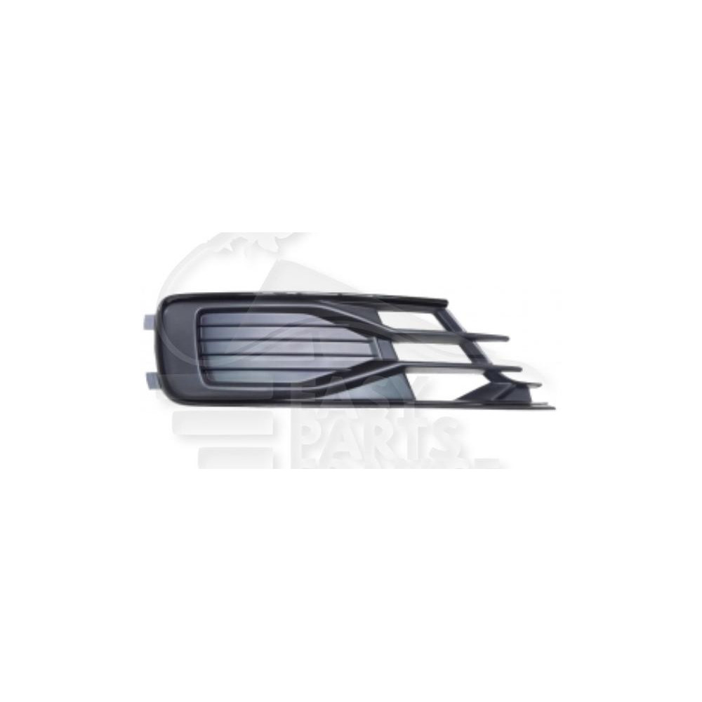 GRILLE DE PARE-CHOC AVANT-DROIT NOIRE pour AUDI A6