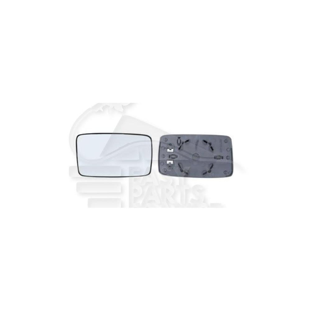 GLACE DE RÉTROVISEUR GAUCHE pour VOLKSWAGEN GOLF