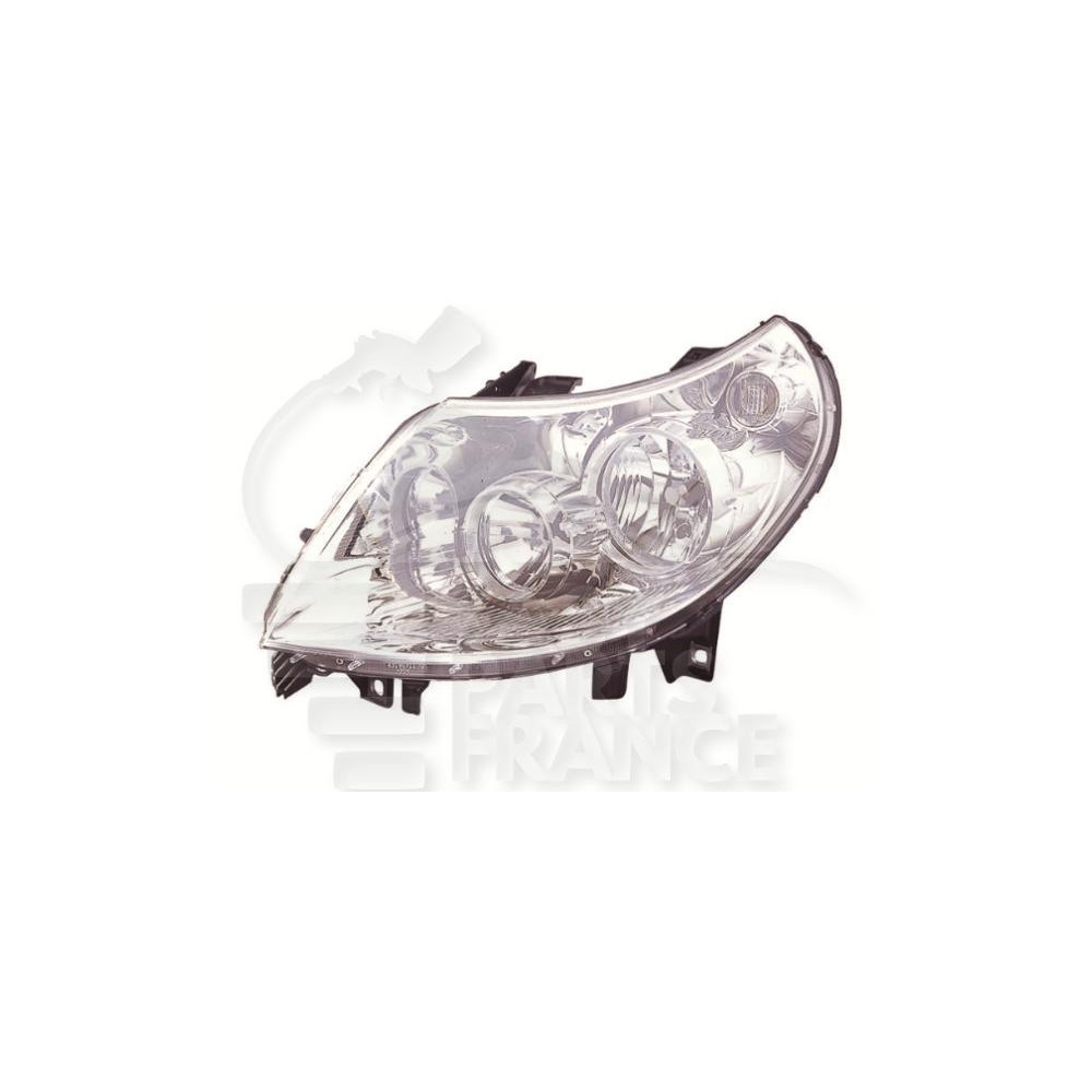 PHARE OPTIQUE GAUCHE H7+H1 ÉLECTRIQUE AVEC MOTEUR → 11/10 pour CITROEN JUMPER