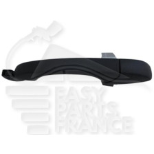 POIGNÉE PORTE EXTÉRIEUR AVANT-GAUCHE NOIRE AVEC TROU BARILLET pour JEEP COMPAS