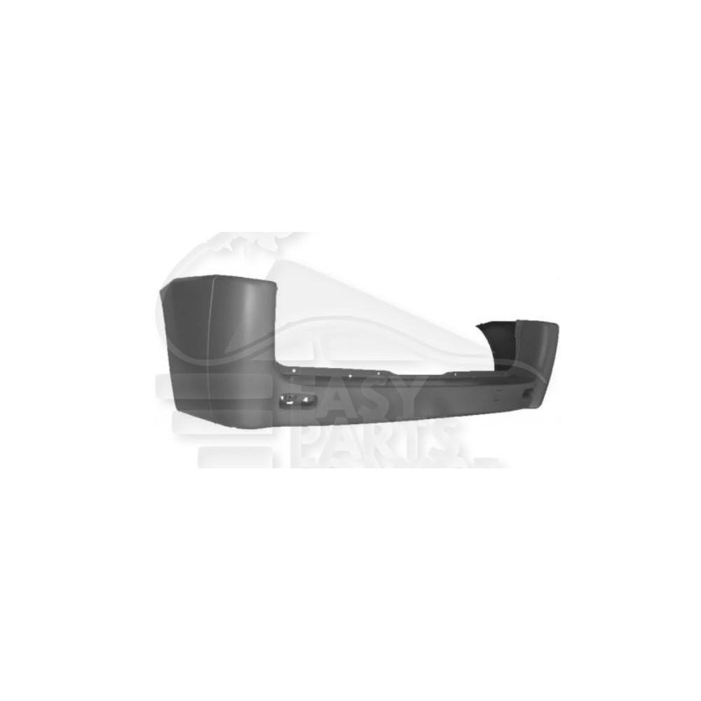 PARE-CHOC ARRIÈRE A PEINDRE SANS PACKONTROL - COURT pour CITROEN JUMPY