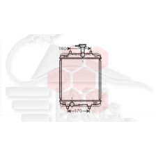 RADIATEUR 1.1 ESSENCE AVEC OU SANS CLIM 375 X 325 X 16 pour TOYOTA AYGO