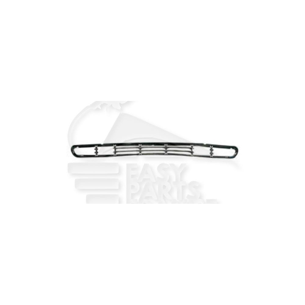 GRILLE DE PARE-CHOC AVANT CENTRALE NOIRE pour BMW S3 E46 4 PTES / BREAK