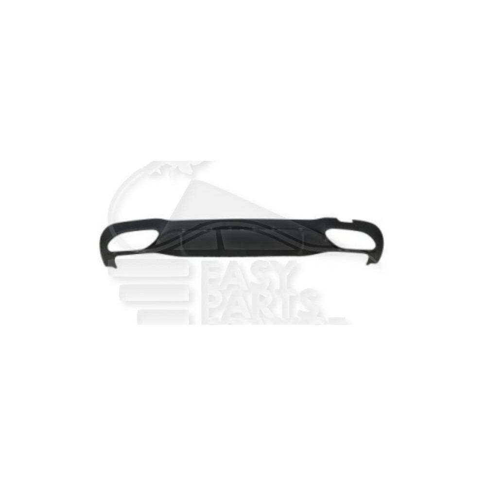 SPOILER DE PARE-CHOC ARRIÈRE NOIR 4 PORTES pour MERCEDES CLASSE E - W212 - W213
