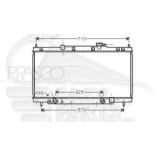 RADIATEUR 2.4 BOÎTE AUTO AVEC OU SANS CLIM pour HONDA CRV