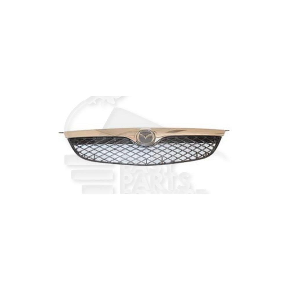 GRILLE DE CALANDRE MOULURE CHROMEE pour MAZDA 626