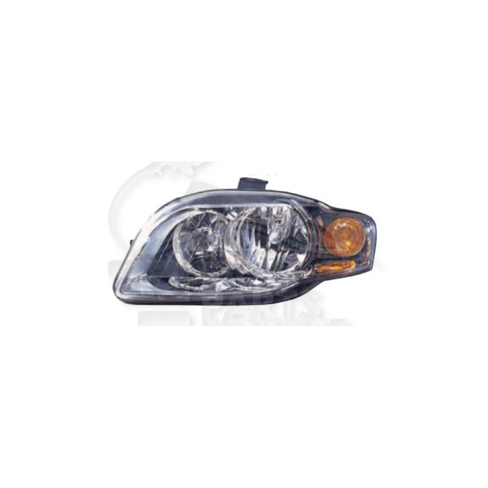 PHARE OPTIQUE GAUCHE H7+H7 ÉLECTRIQUE AVEC MOTEUR FEU ORANGE pour AUDI A4