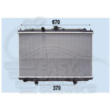 RADIATEUR 1.8 16 V BOÎTE MÉCA AVEC OU SANS CLIM 400 X 690 X 16 pour NISSAN ALMERA TINO