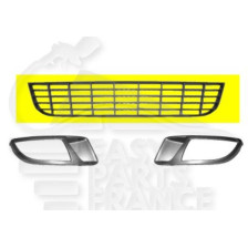 GRILLE DE PARE-CHOC AVANT CENTRALE NOIRE pour FIAT BRAVO