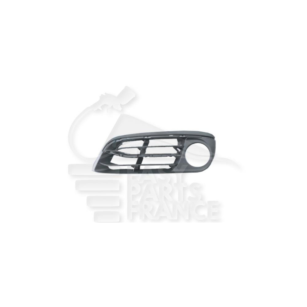 GRILLE DE PARE-CHOC AVANT-GAUCHE AVEC EMPLACEMENT ANTI-BROUILLARD NOIRE MODÈLE LUXURY-MODERN LINE pour BMW S5 E60