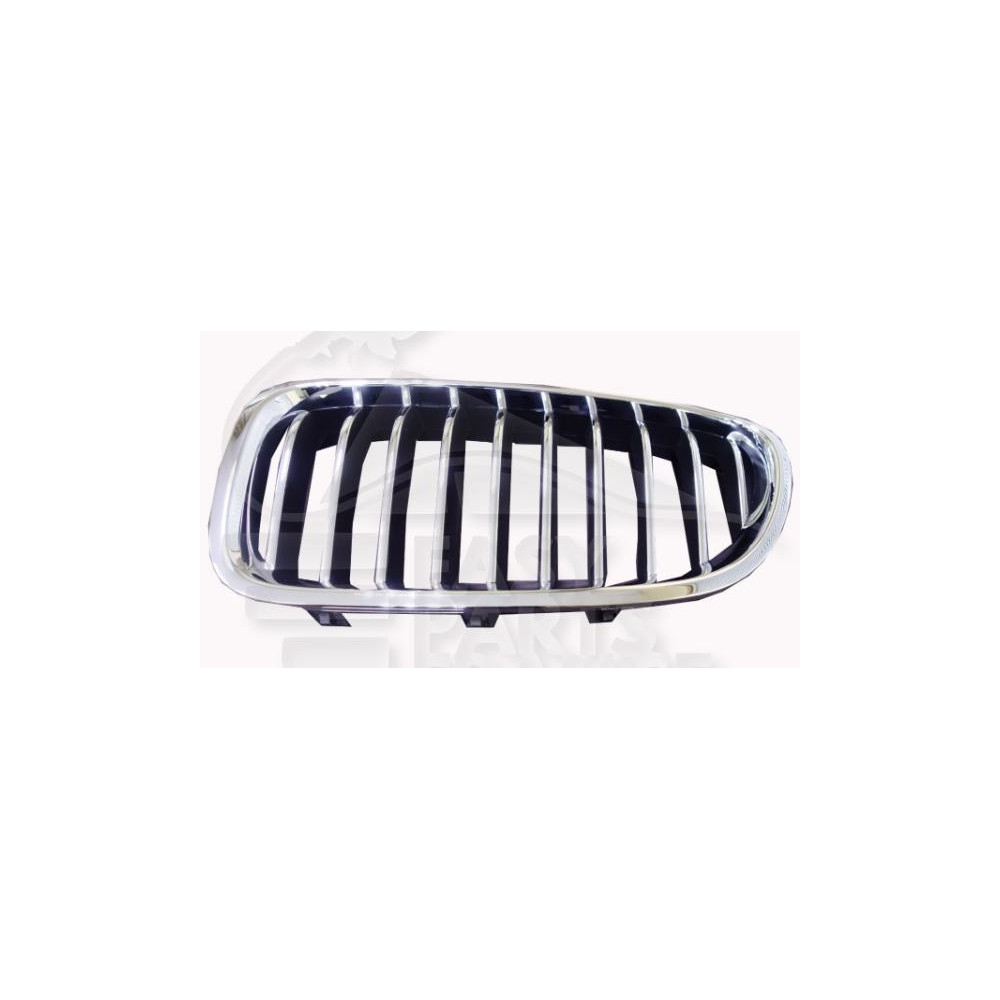 GRILLE DE CALANDRE GAUCHE CHROMEE - NOIRE pour BMW S5 E60