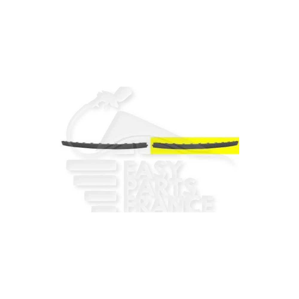 SPOILER DE PARE-CHOC AVANT-GAUCHE NOIR pour OPEL CORSA