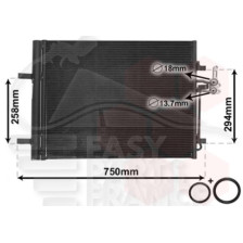 CONDENSEUR TT TYPES 587 X 467 X 16 