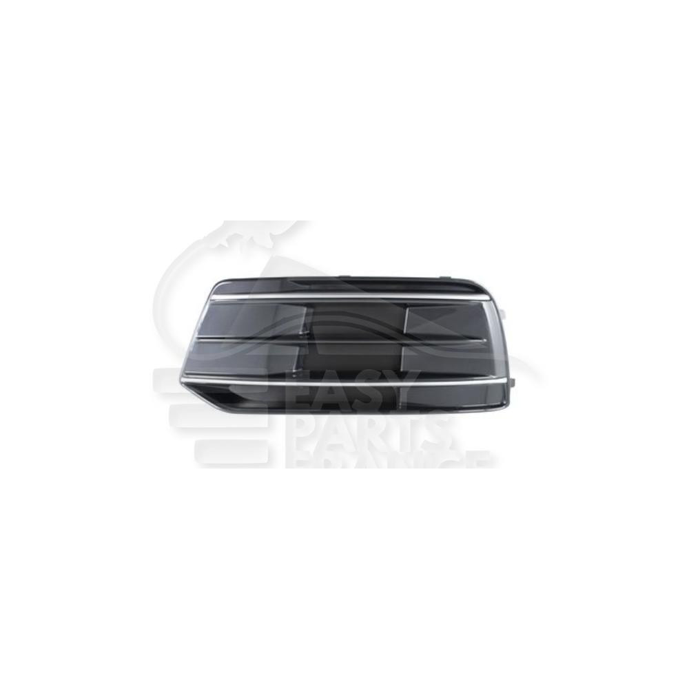 GRILLE DE PARE-CHOC AVANT-GAUCHE NOIRE AVEC MOULURE CHROMEE pour AUDI Q5