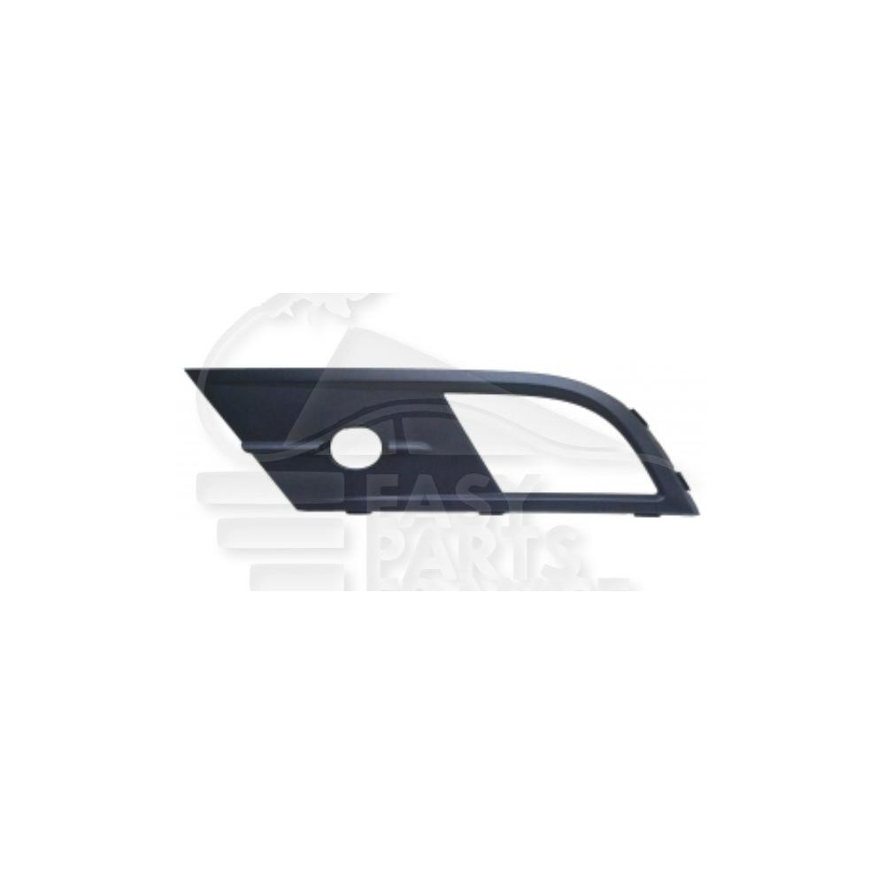 GRILLE DE PARE-CHOC AVANT-GAUCHE AVEC EMPLACEMENT ANTI-BROUILLARD AVEC PACKONTROL NOIRE pour VOLKSWAGEN JETTA