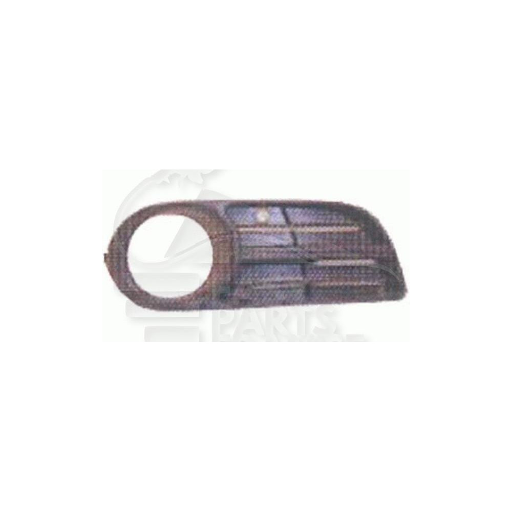 GRILLE DE PARE-CHOC AVANT-DROIT AVEC EMPLACEMENT ANTI-BROUILLARD NOIRE pour SKODA FABIA