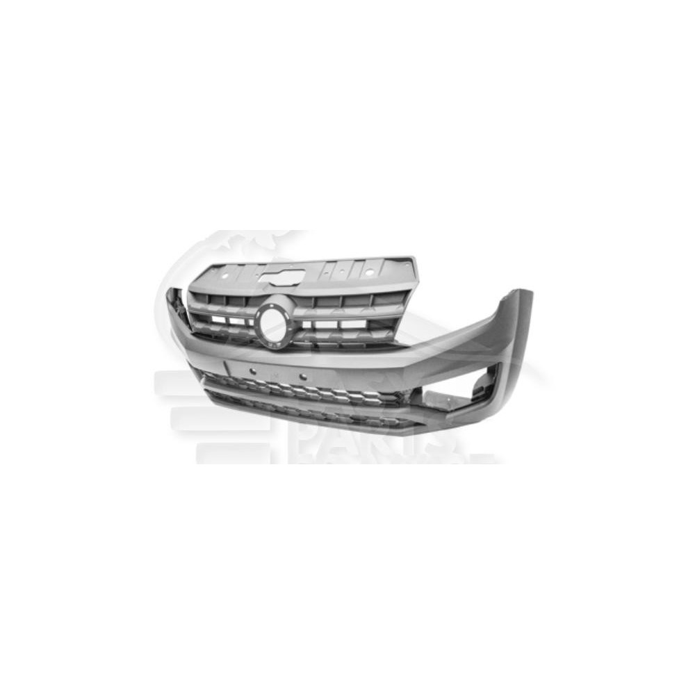 PARE-CHOC AVANT GRIS AVEC GRILLE pour VOLKSWAGEN AMAROK