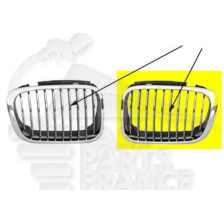 GRILLE DE CALANDRE NOIRE - CHROMEE AVG 