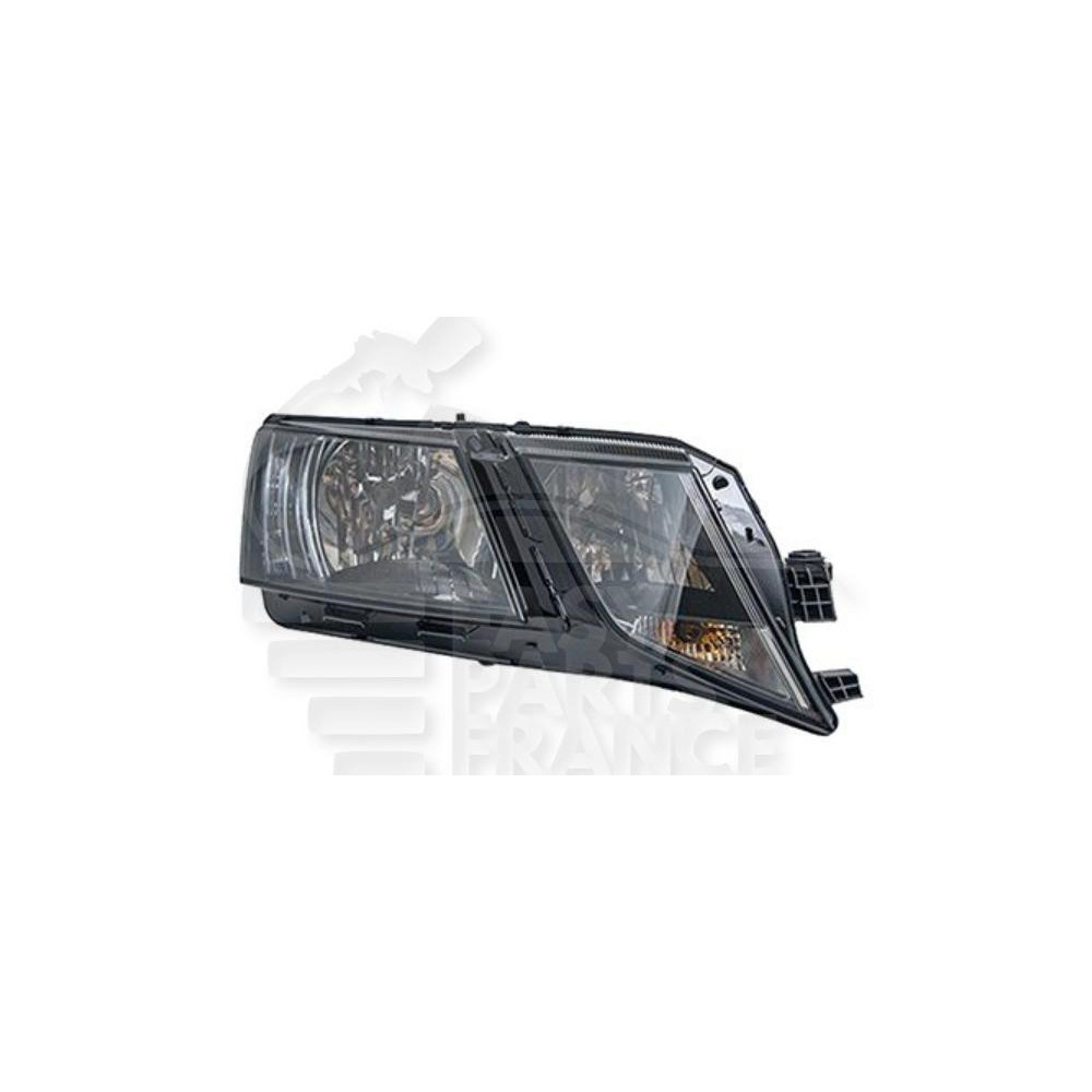 PHARE OPTIQUE DROIT H7+H7 ÉLECTRIQUE AVEC MOTEUR et FEU DE JOUR LED pour SKODA OCTAVIA