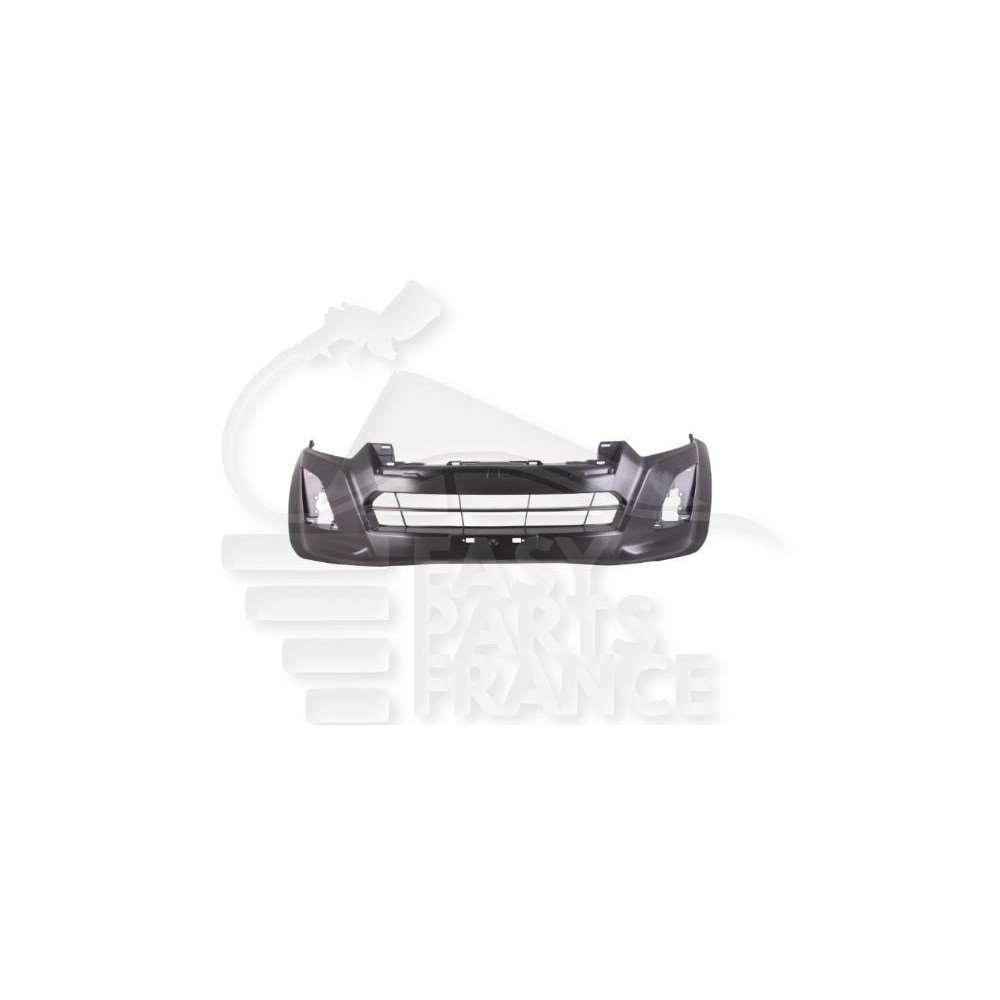 PARE-CHOC AVANT NOIR LARGE pour ISUZU D MAX