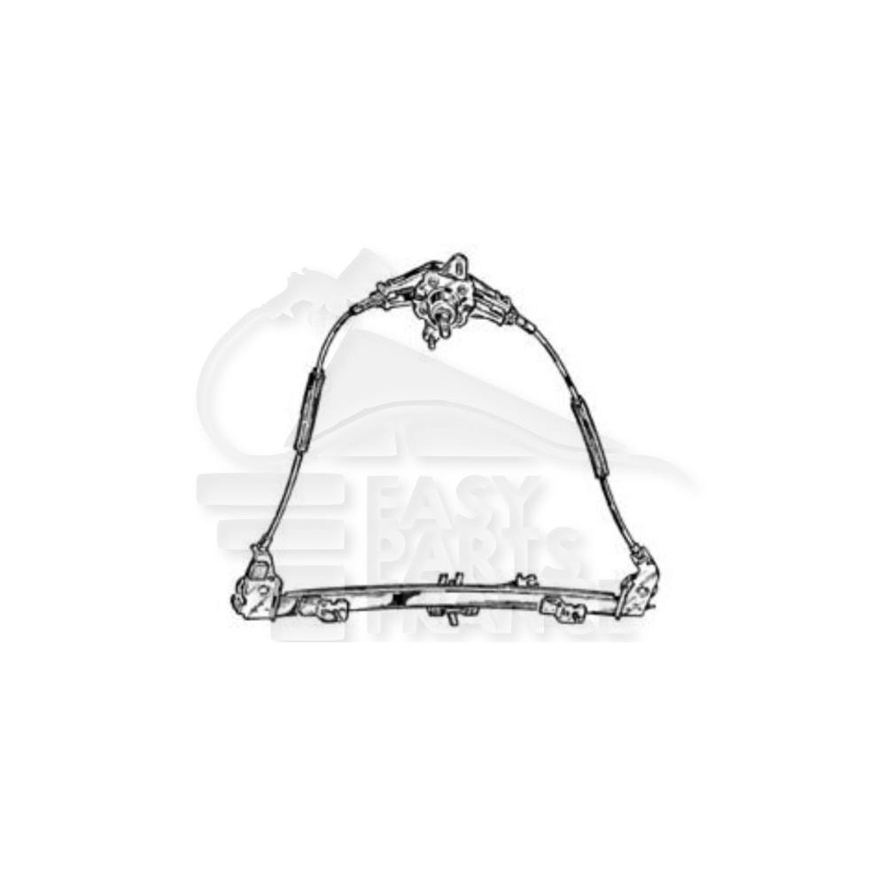 LEVE VITRE ARRIÈRE-GAUCHE MANUEL pour FIAT MULTIPLA