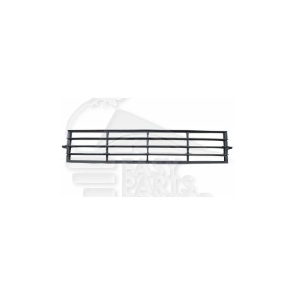 GRILLE CENTRALE DE PARE-CHOC AVANT NOIRE pour SKODA OCTAVIA