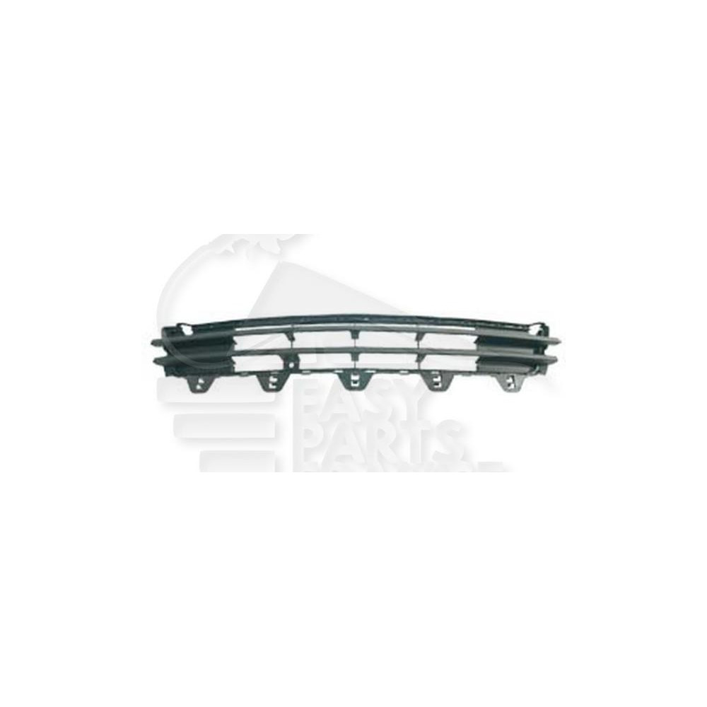 GRILLE DE PARE-CHOC AVANT CENTRALE NOIRE pour OPEL MERIVA