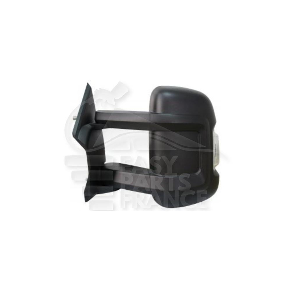 RÉTROVISEUR GAUCHE MANUEL BRAS LONG 190 MM AVEC OU SANS SONDE AVEC FEU pour CITROEN JUMPER