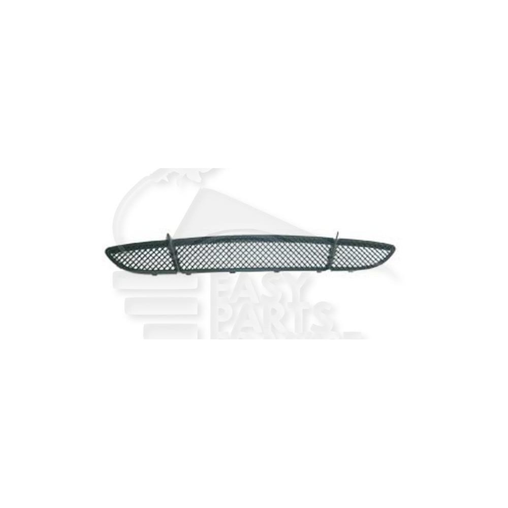 GRILLE DE PARE-CHOC AVANT CENTRALE NOIRE pour BMW S1 E 87