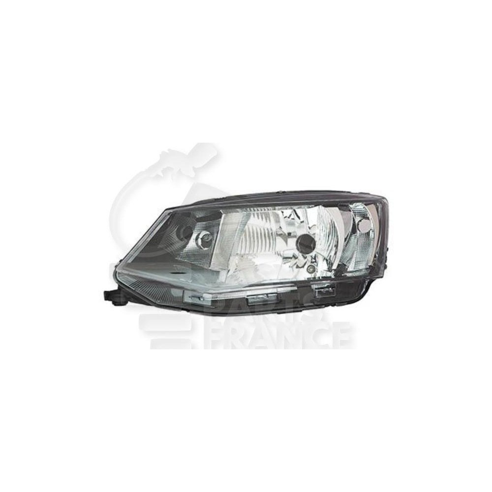 PHARE OPTIQUE GAUCHE H4 ÉLECTRIQUE AVEC MOTEUR pour SKODA FABIA