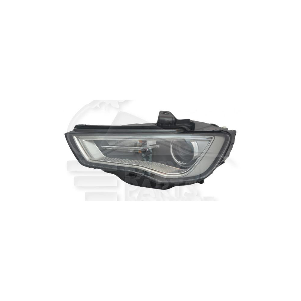 PHARE OPTIQUE GAUCHE D3S LED ÉLECTRIQUE FOND BRONZE AVEC MOTEUR pour AUDI A3