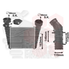 ECHANGEUR 1.9 TDI 230 X 207 X 62 pour VOLKSWAGEN PASSAT