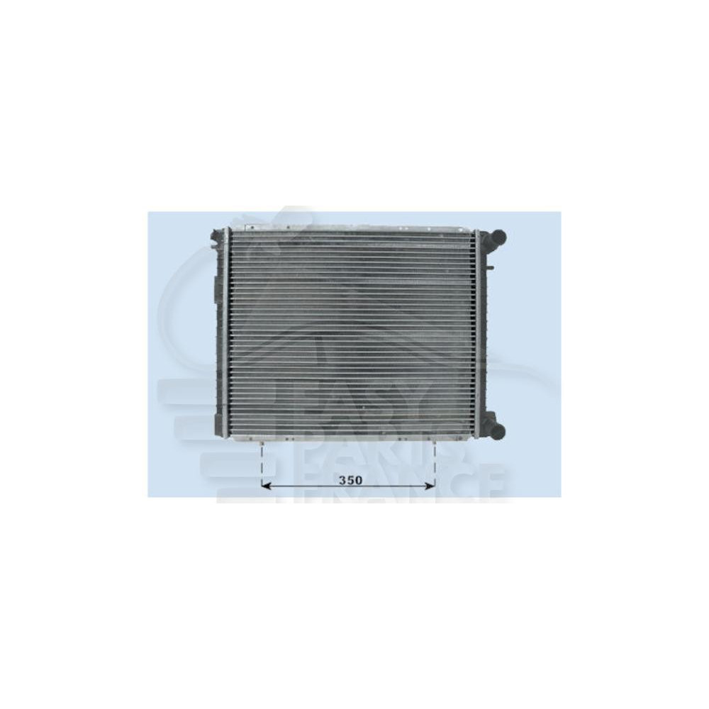 RADIATEUR POUR R19 DROIT 07/88→ / TRAFIC 2.1 DROIT AVEC OU SANS CLIM 480 X 399 X 32 03/89 - 01/96 pour DESTOCKAGE DESTOKAGE