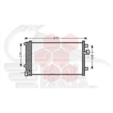 CONDENSEUR 1.9 JTD M/DENSO 528 X 340 X 16 