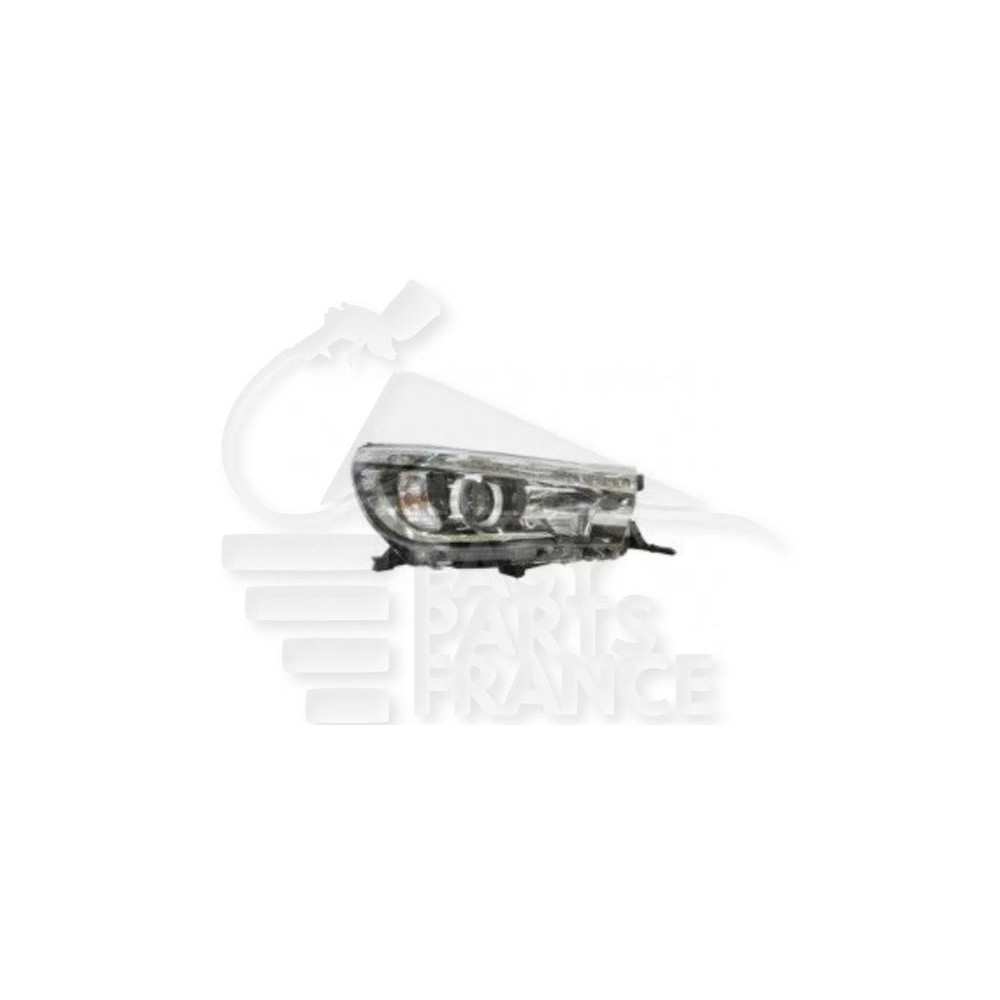 PHARE OPTIQUE DROIT ÉLECTRIQUE HB3 SANS MOTEUR LED pour TOYOTA HILUX
