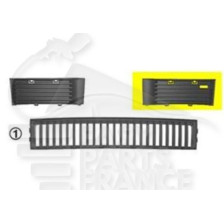 GRILLE DE PARE-CHOC AVANT-GAUCHE NOIRE pour SKODA FABIA