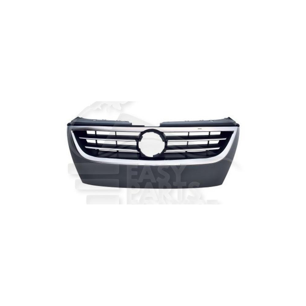 GRILLE DE CALANDRE AVEC MOULURES CHROMEES SANS PACKONTROL pour VOLKSWAGEN PASSAT