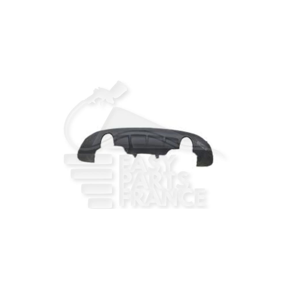 SPOILER DE PARE-CHOC ARRIÈRE NOIR AVEC PACKONTROL A SIMPLE SORTIE ÉCHAPPEMENT A DROITE et GAUHE pour AUDI Q5