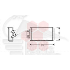 RADIA DE CHAUF TT TYPES 250 X 130 X 32 