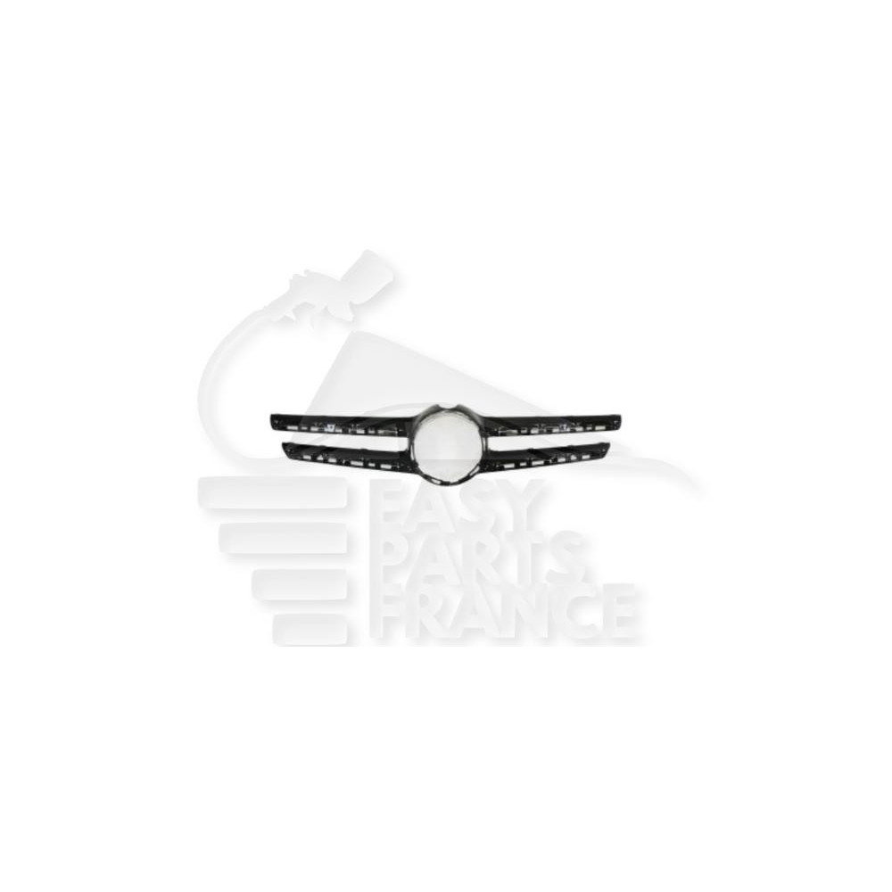 MOULURE DE GRILLE DE CALANDRE NOIRE AVEC EMPLACEMENT CAMERA pour MERCEDES CLASSE E - W212 - W213