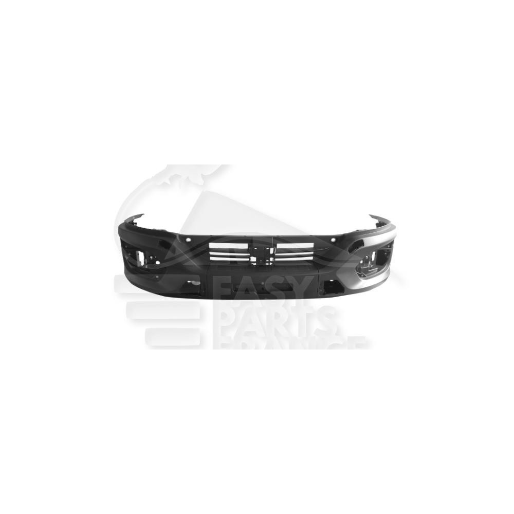 PARE-CHOC AVANT NOIR AVEC OU SANS EMPLACEMENT ANTI-BROUILLARD pour IVECO DAILY