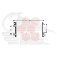 CONDENSEUR TT TYPES 694 X 381 X 16 