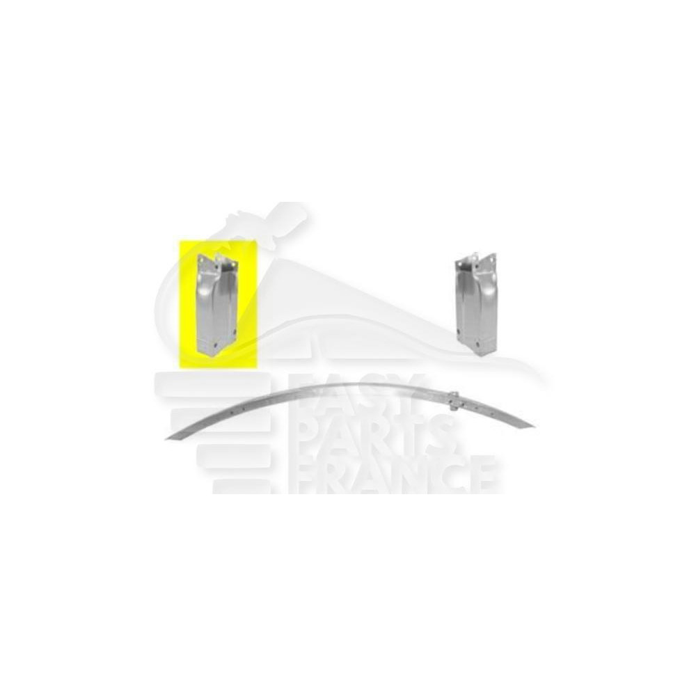 SUPPORT DE RENFORT DE PARE-CHOC AVANT-DROIT pour MERCEDES CLASSE C - W204