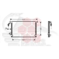 CONDENSEUR TT TYPES 545 X 314 X 18 