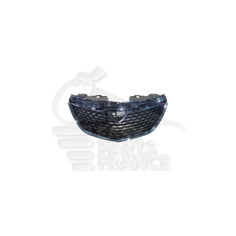 GRILLE DE CALANDRE NOIRE AVEC MOULURE CHROMEE pour LANCIA YPSILON